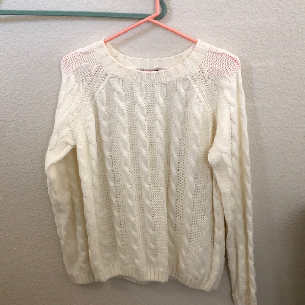 White sweater